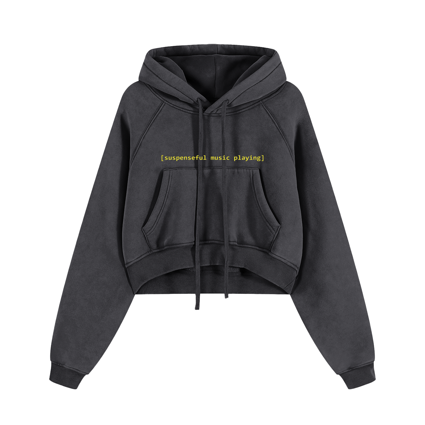 Dystopian Cropped Hoodie