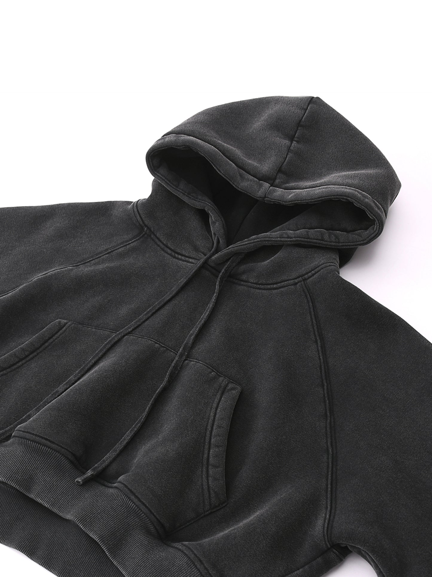 Dystopian Cropped Hoodie